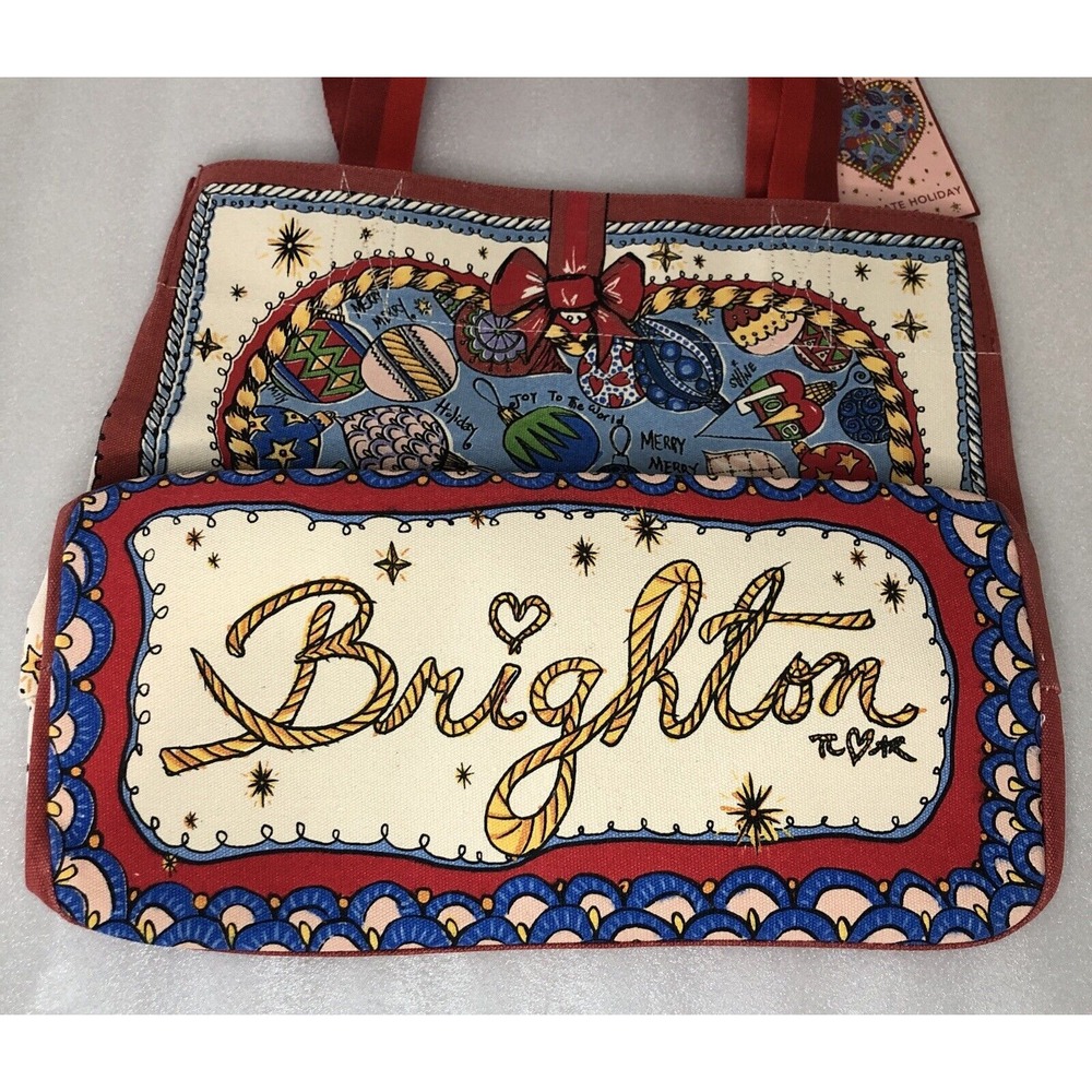 BRIGHTON Celebrate Holiday Tote New With Tags Retails for $150 - Picture 8 of 16